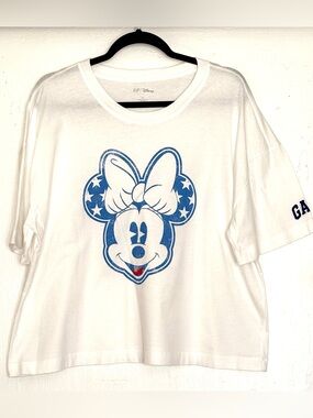 Gap x Disney Minnie Mouse Graphic Shrunken Tee Size XL